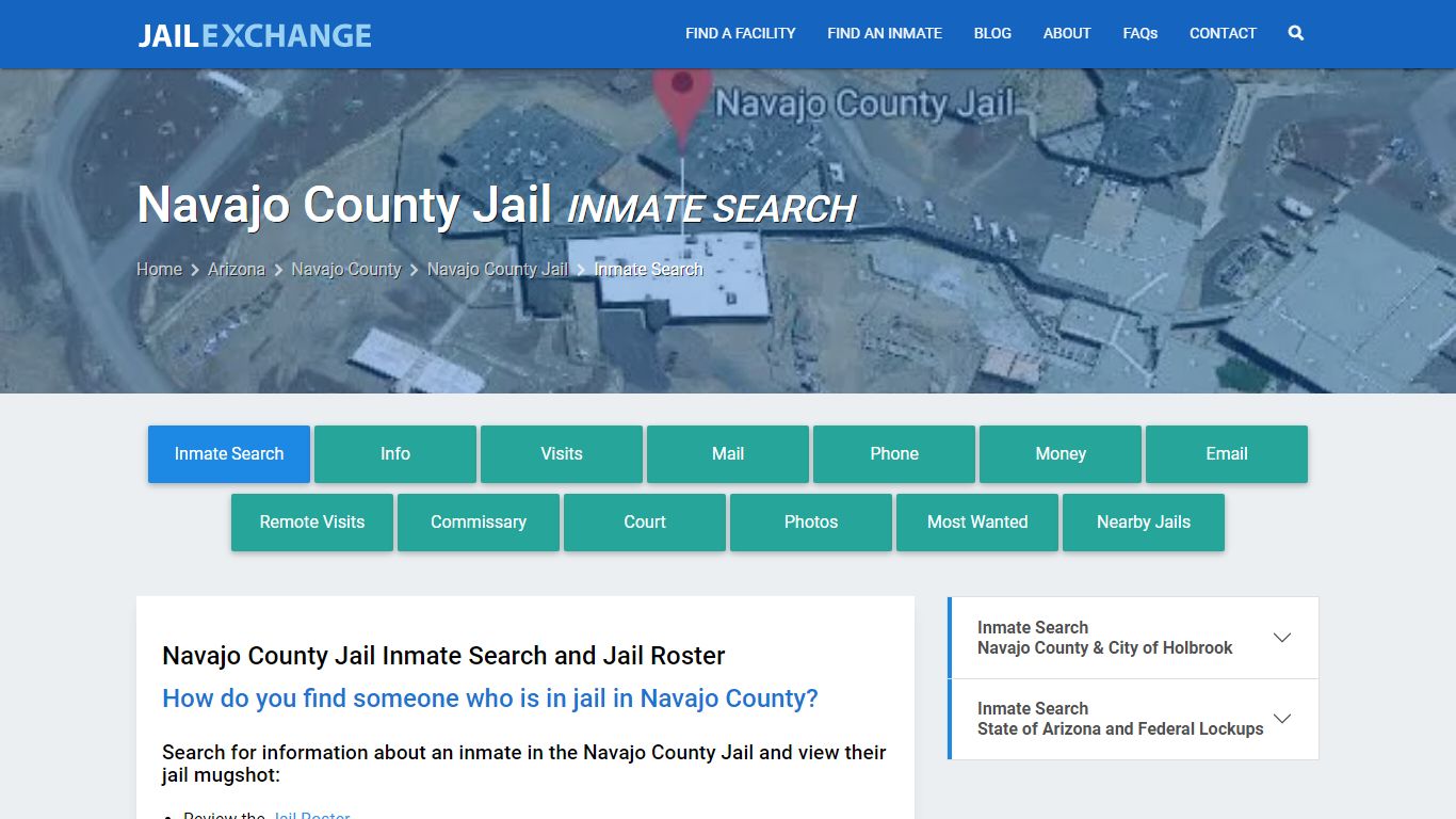 Inmate Search: Roster & Mugshots - Navajo County Jail, AZ