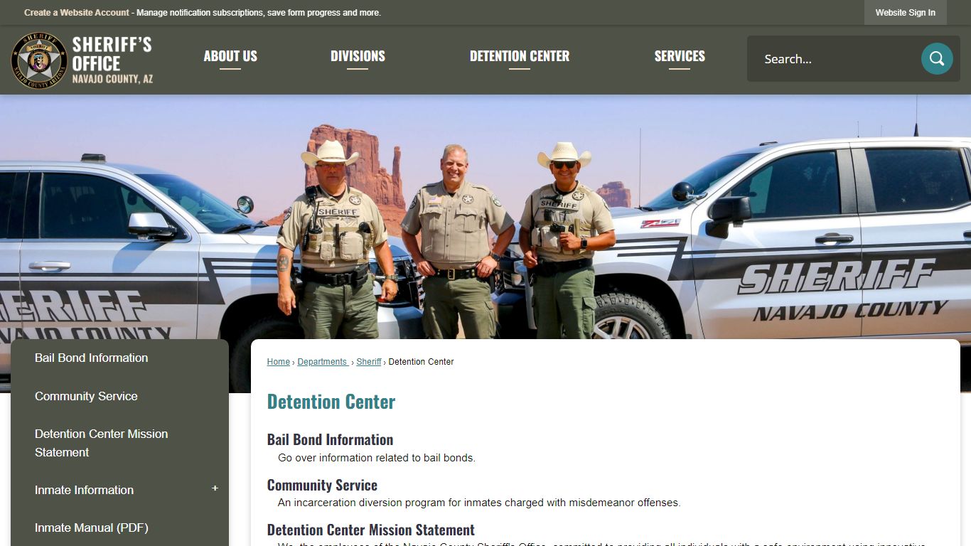 Detention Center | Navajo County, AZ